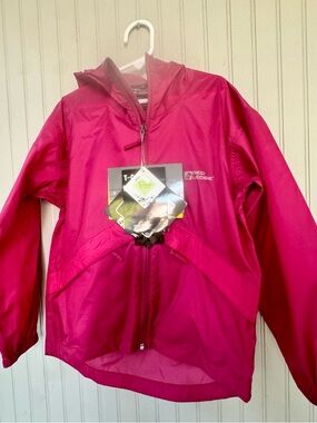 Red Ledge Kids' Hooded Raincoat in Red